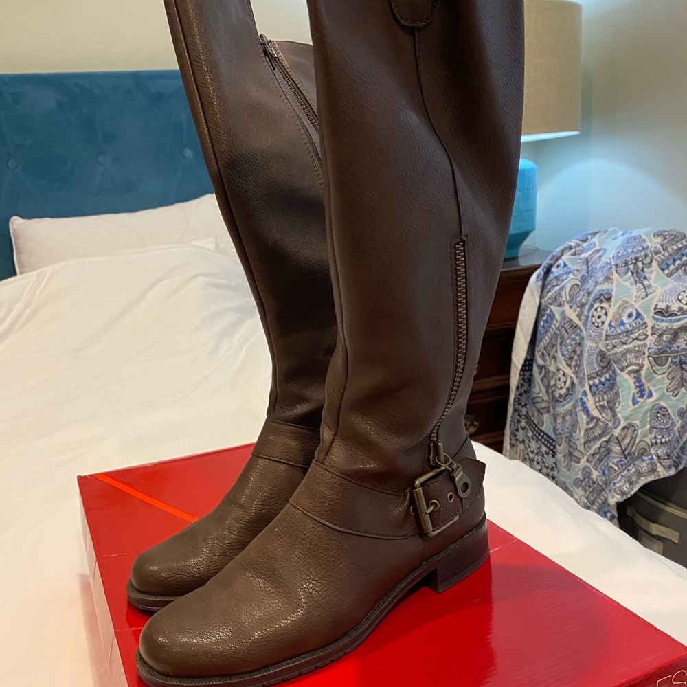Tall Brown Boot easy rider size 9